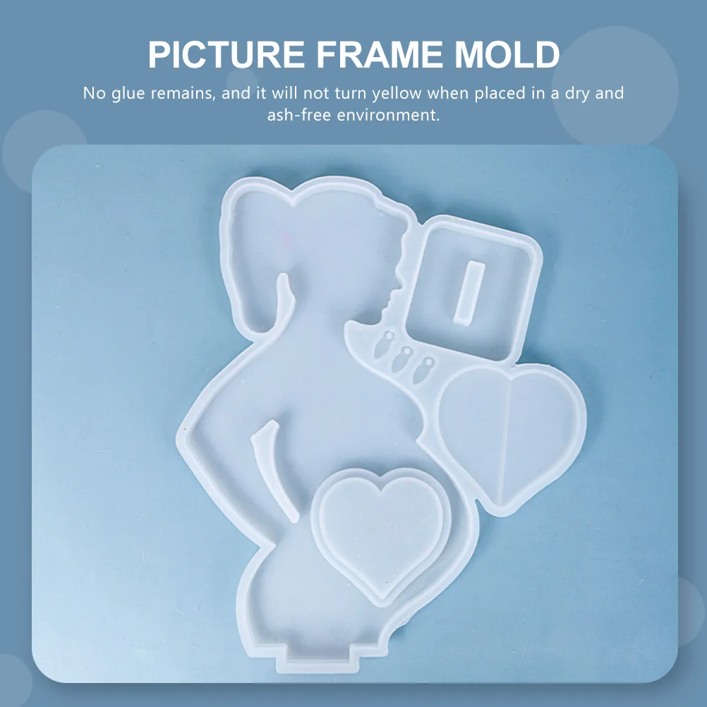 Heart Shaped Silicone Mold for Photo Frame H made Craft Mother's Day Gift Picture Frame Mold Jewelry Accessories DIY Project
Heart Shaped Silicone Mold for Photo Frame H made Craft Mother's Day Gift Picture Frame Mold Jewelry Accessories DIY Project