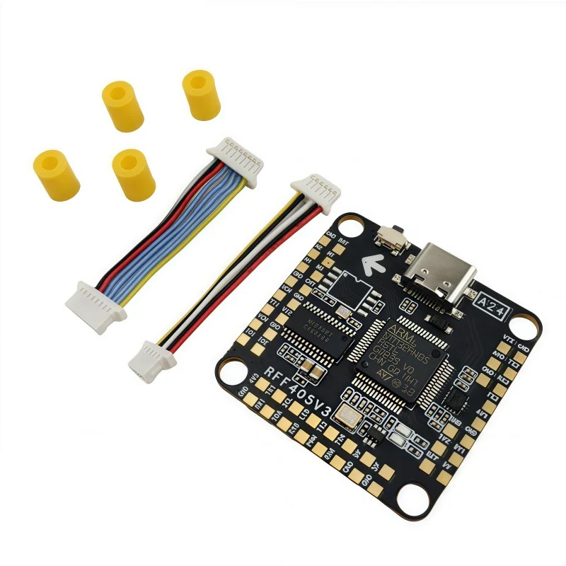 FPV Stack RFF F405 V3 60A 4in1 ESC 3-6S 30X30 FC & ESC FPV Stack Беспроводная конфигурация Betaflight для модели FPV Freestyle Drone
FPV Stack RFF F405 V3 60A 4in1 ESC 3-6S 30X30 FC & ESC FPV Stack Беспроводная конфигурация Betaflight для модели FPV Freestyle Drone