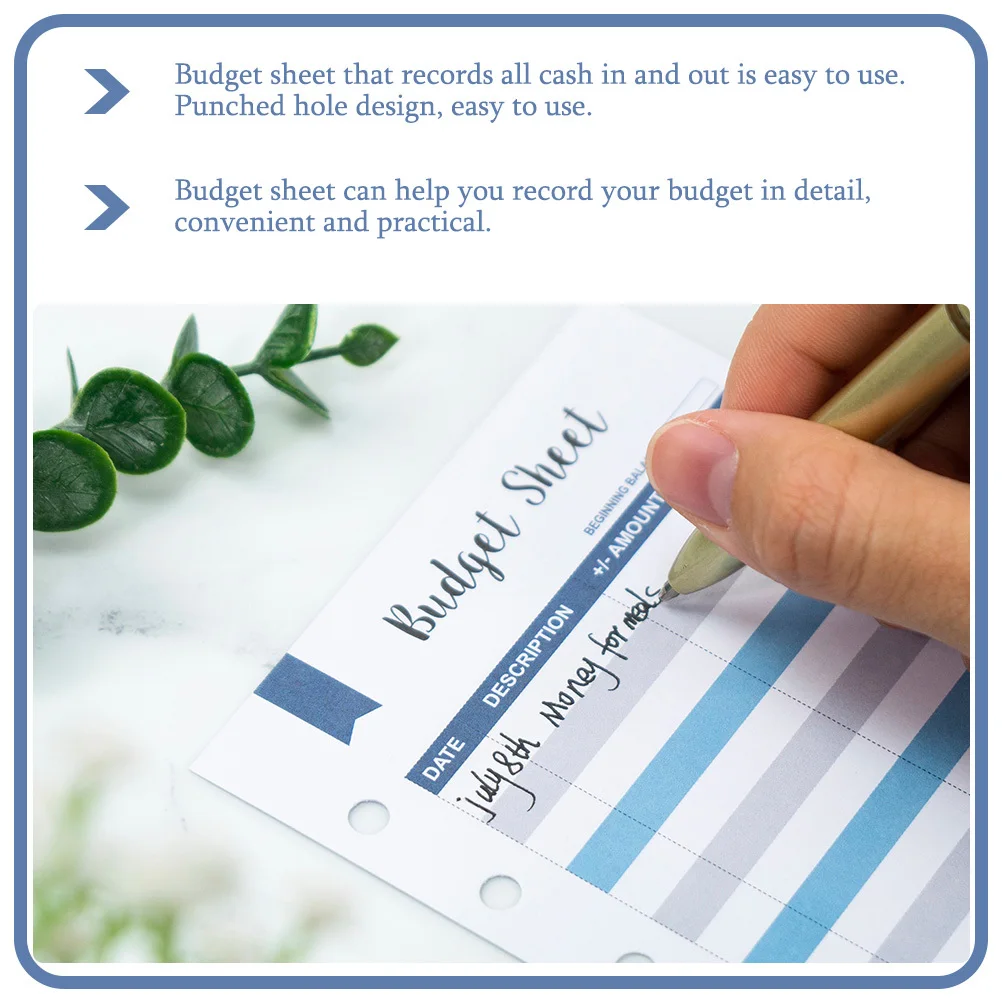 Cash Sheets Punch Hole Portable Budget Sheet For Daily Expense Tracker Household Office Supplies Budget Planner Insert
Cash Sheets Punch Hole Portable Budget Sheet For Daily Expense Tracker Household Office Supplies Budget Planner Insert