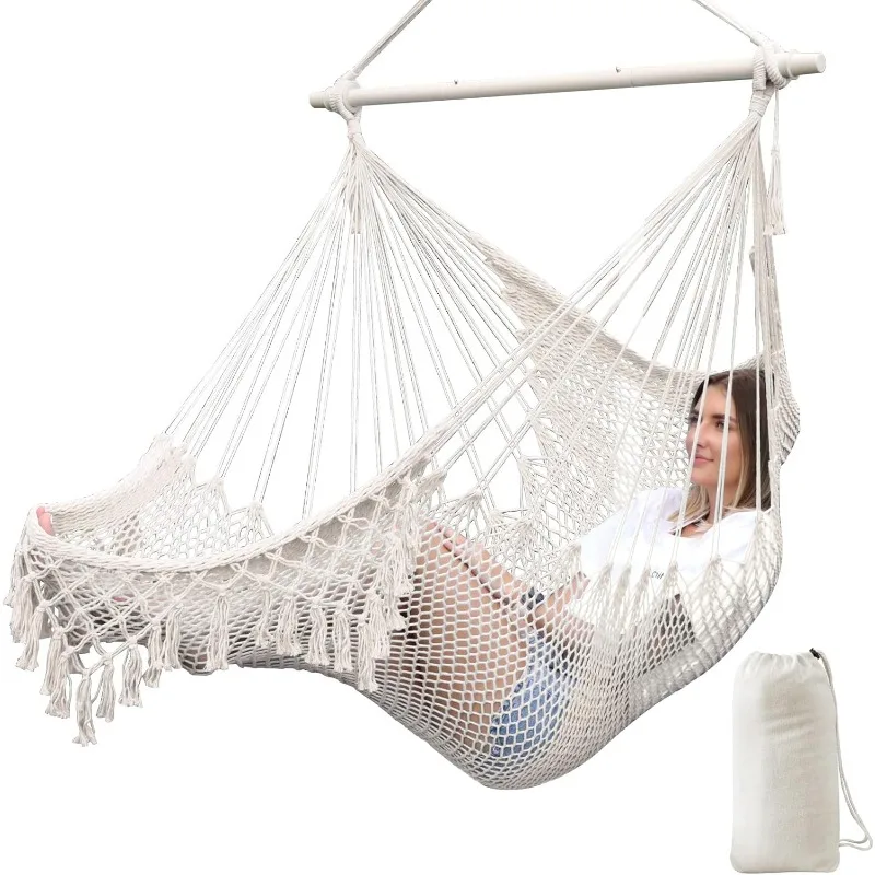 Chihee Hammock Chair Super Large Hanging Chair Soft-Spun Cotton Rope Weaving Chair
Chihee Hammock Chair Super Large Hanging Chair Soft-Spun Cotton Rope Weaving Chair