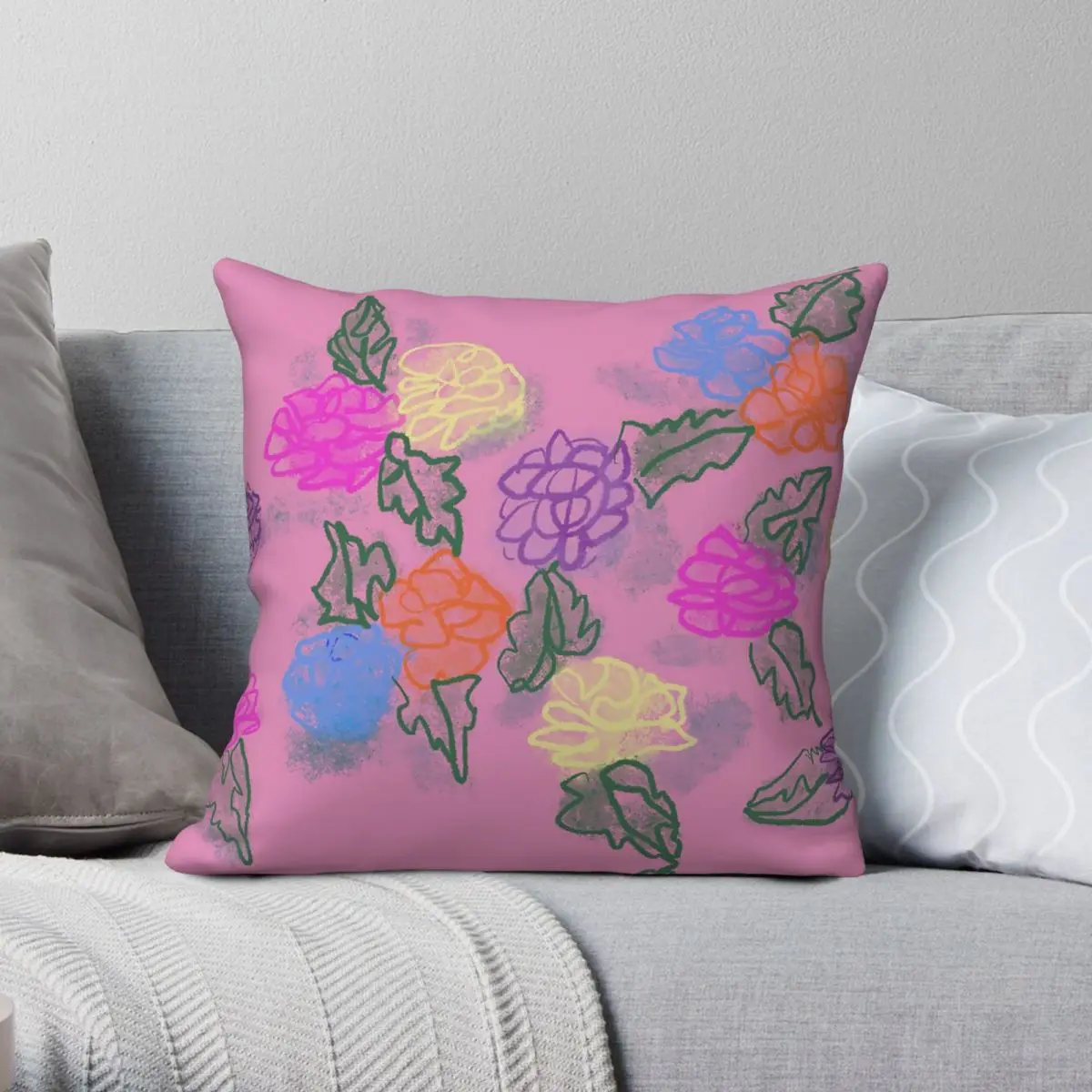 Vintage Pink Flowers Square Pillowcase Polyester Linen Velvet Printed Zip Decor Throw Pillow Case Sofa Cushion Cover
Vintage Pink Flowers Square Pillowcase Polyester Linen Velvet Printed Zip Decor Throw Pillow Case Sofa Cushion Cover