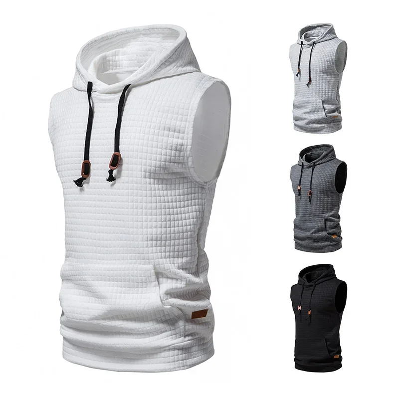 2023 New Winter Men's Sleeveless Hoodie Sweater Pullover Korean Fashion Men's Street Fashion Designer Top Casual Sweatshirt
2023 New Winter Men's Sleeveless Hoodie Sweater Pullover Korean Fashion Men's Street Fashion Designer Top Casual Sweatshirt