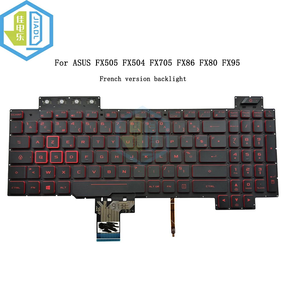 RU FR Red Letter Backlit For ASUS TUF Gaming fx505gd fx505ge fx505gm FX505DD FX505DV FX505DY FX505GT FX505DU Laptop Keyboard
RU FR Red Letter Backlit For ASUS TUF Gaming fx505gd fx505ge fx505gm FX505DD FX505DV FX505DY FX505GT FX505DU Laptop Keyboard