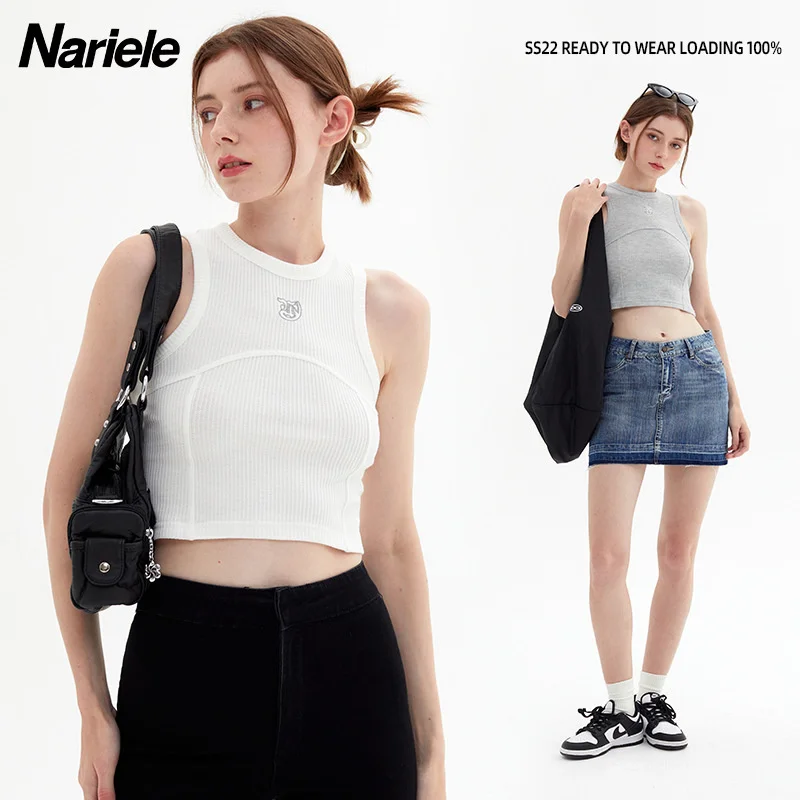 Fashionable Solid Color Sexy Suspender Vest Girls' New Summer Pure Desire Top Shows A Sense Of Thin Design
Fashionable Solid Color Sexy Suspender Vest Girls' New Summer Pure Desire Top Shows A Sense Of Thin Design