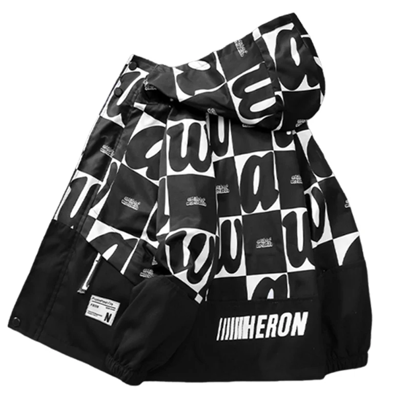 Teenager Boys Color Block Hooded Jacket 2026 Children Spring Autumn Handsome Letter Print Windbreak Coat Kids Clothes Outerwear
Teenager Boys Color Block Hooded Jacket 2026 Children Spring Autumn Handsome Letter Print Windbreak Coat Kids Clothes Outerwear