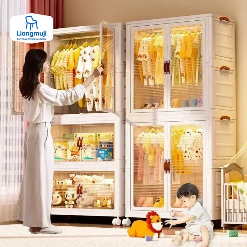 Baby’s Bedroom Closets Wardrobe Clothes Folding Bins Transparent Visual Cabinets Stable Load-bearing Clothes Organizer Rack
Baby’s Bedroom Closets Wardrobe Clothes Folding Bins Transparent Visual Cabinets Stable Load-bearing Clothes Organizer Rack