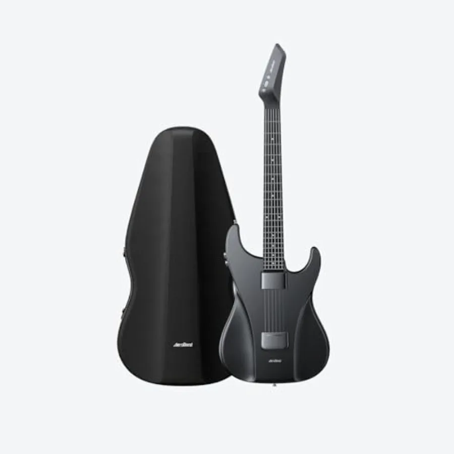 Black Full-Size Guitar-Shaped MIDI Controller for Music Creation, ABS Plastic Body, Matte Black Finish, Velocity-Sensitive Fret
Black Full-Size Guitar-Shaped MIDI Controller for Music Creation, ABS Plastic Body, Matte Black Finish, Velocity-Sensitive Fret