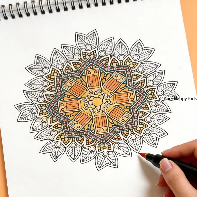 Zen Mandala Healing Coloring Picture Book, Adult Stress Relieving Meditation Focus Hand Drawn Coloring Picture Book, 20 Patterns
Zen Mandala Healing Coloring Picture Book, Adult Stress Relieving Meditation Focus Hand Drawn Coloring Picture Book, 20 Patterns