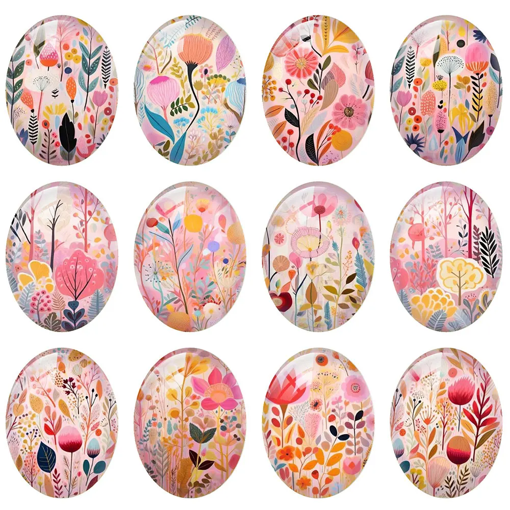 10pcs/lot Pink Abstraction Flower Oval Photo Glass Cabochon Flatback Demo Flat Back Cameo For Diy Jewelry Making Supplies
10pcs/lot Pink Abstraction Flower Oval Photo Glass Cabochon Flatback Demo Flat Back Cameo For Diy Jewelry Making Supplies