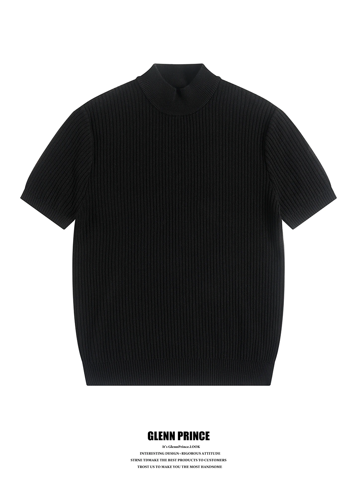 GPstudio Korean Style Knitted Half High Collar Short Sleeve T-Shirt Men's Fashion Base Layer Shirt Loose Fit Summer Youth ...
GPstudio Korean Style Knitted Half High Collar Short Sleeve T-Shirt Men's Fashion Base Layer Shirt Loose Fit Summer Youth ...