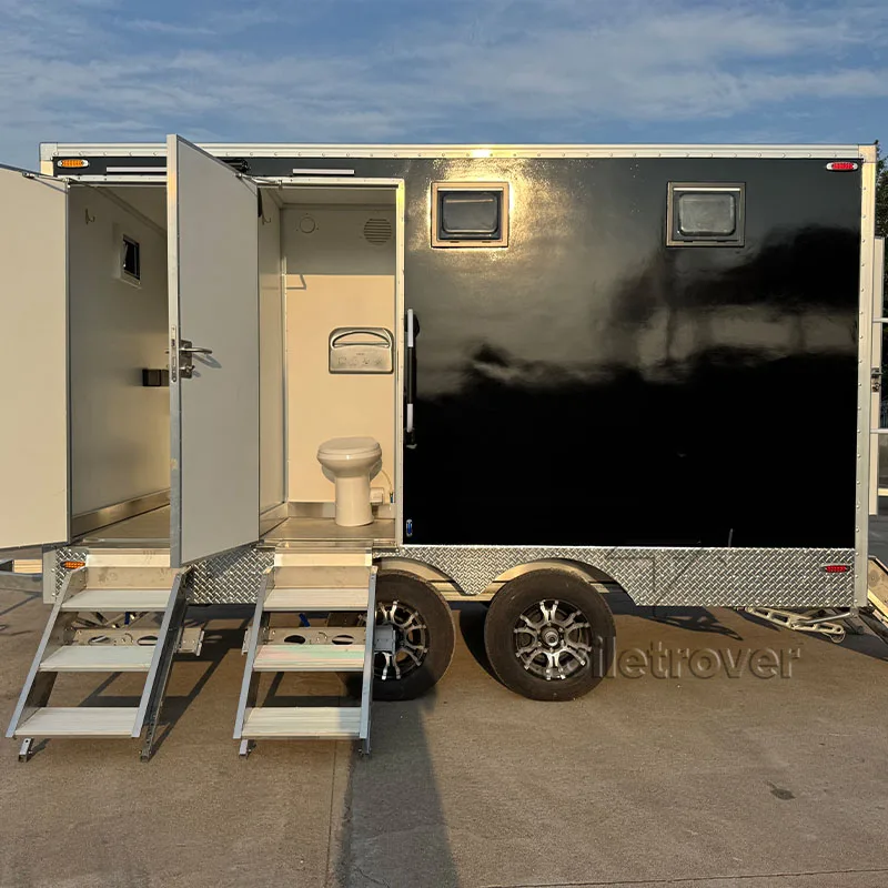New Design Cheap Price Mobile Restroom Portable Bathroom Trailer Portable Bathroom with Squat Toilet
New Design Cheap Price Mobile Restroom Portable Bathroom Trailer Portable Bathroom with Squat Toilet