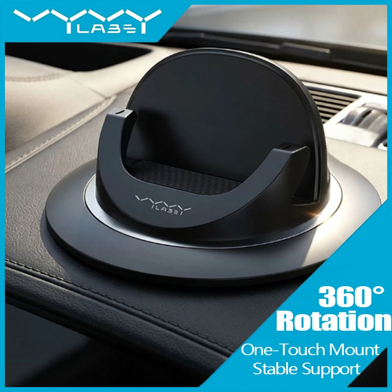 Vyvylabs 360° Rotation Car Phone Holder Universal Smart Phone Dashboard Phone Holder Mount Slip Free Desk Phone Stand for Phone
Vyvylabs 360° Rotation Car Phone Holder Universal Smart Phone Dashboard Phone Holder Mount Slip Free Desk Phone Stand for Phone