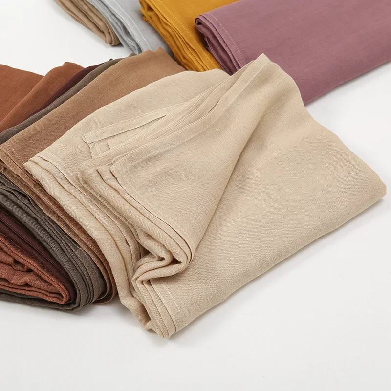Light Weight Plain Hijab Muslim Women Shawl Double Stitches Edge Scarf Viscose Rayon Cotton Modal Scarf Hijab
Light Weight Plain Hijab Muslim Women Shawl Double Stitches Edge Scarf Viscose Rayon Cotton Modal Scarf Hijab