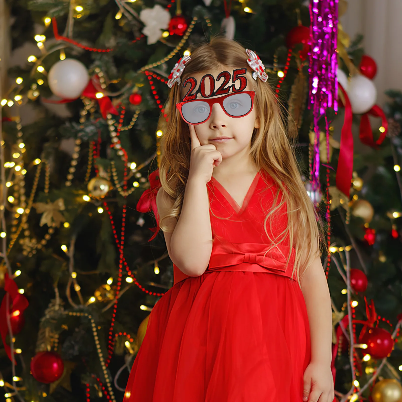 2025 New Year Party Eyeglasses Cool Light Up Eye Wear Stylish Plastic Props for Festive Events Photography Dancing Gatherings
2025 New Year Party Eyeglasses Cool Light Up Eye Wear Stylish Plastic Props for Festive Events Photography Dancing Gatherings