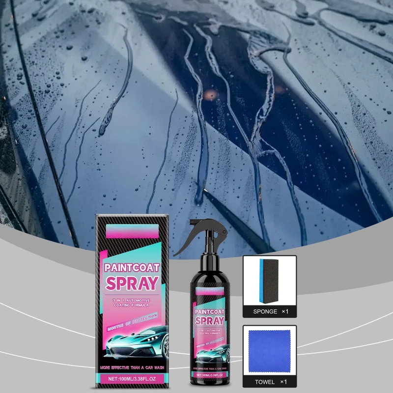 Car Coating Spray Car Paint Coating Spray Simple Glazing Maintenance Antifouling and Dirt Resistance Tools
Car Coating Spray Car Paint Coating Spray Simple Glazing Maintenance Antifouling and Dirt Resistance Tools