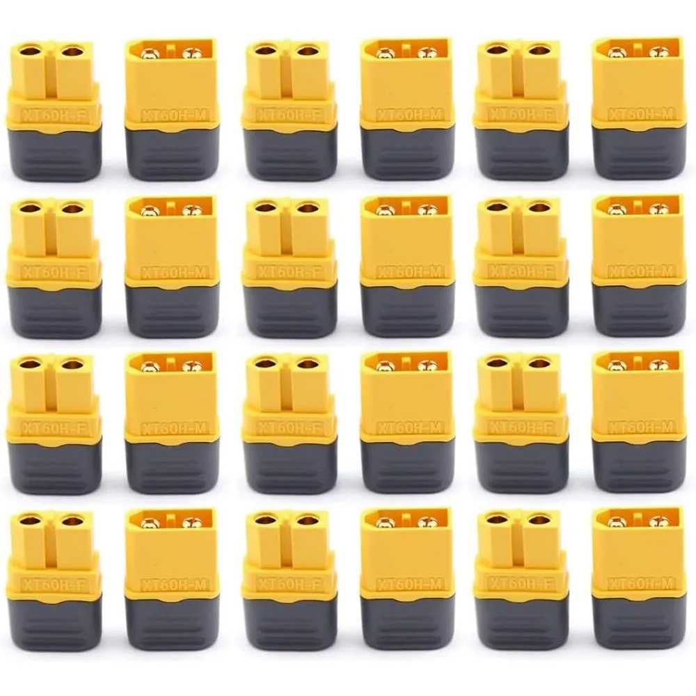 12 Pair Male Female Bullet Power Connectors with Sheath for Lipo Battery RC Planes Cars
12 Pair Male Female Bullet Power Connectors with Sheath for Lipo Battery RC Planes Cars