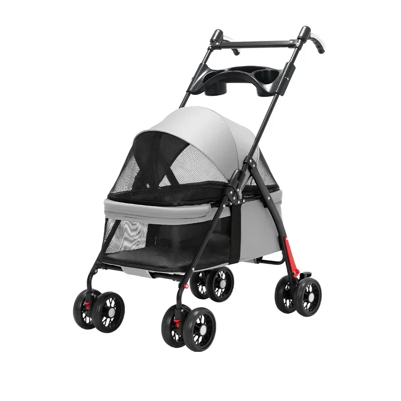 Pet Cart Amazon Dog Cat Cart Small Pet Lightweight Foldable Car for Outdoor Travel
Pet Cart Amazon Dog Cat Cart Small Pet Lightweight Foldable Car for Outdoor Travel