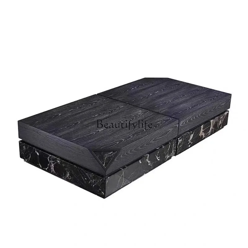 Italian minimalist rectangular coffee table medieval natural black rose marble coffee table
Italian minimalist rectangular coffee table medieval natural black rose marble coffee table
