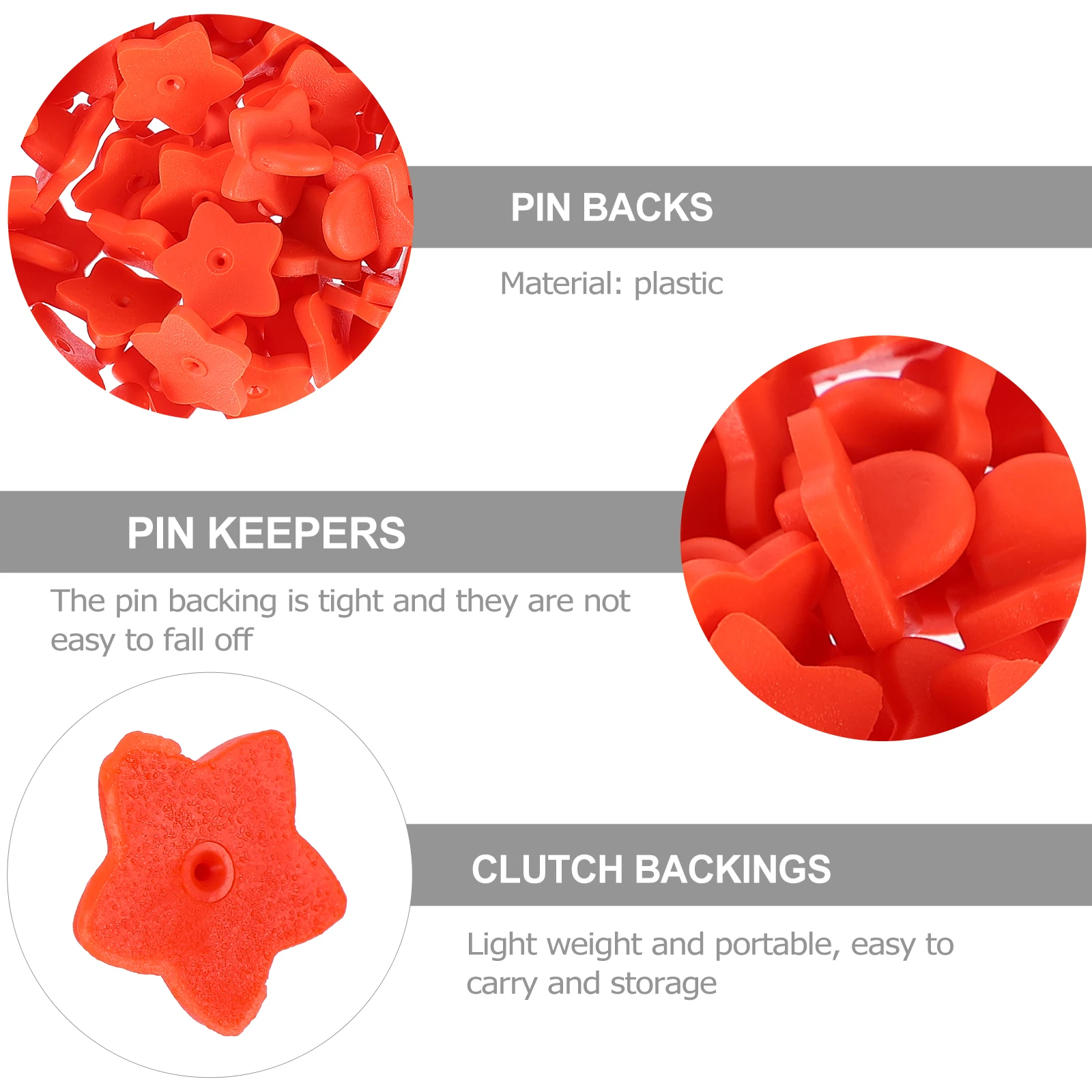 100 PCS Star Hat Badge Pin Backs Button Pins Butterfly Lapel Silicone Retainer Child
100 PCS Star Hat Badge Pin Backs Button Pins Butterfly Lapel Silicone Retainer Child
