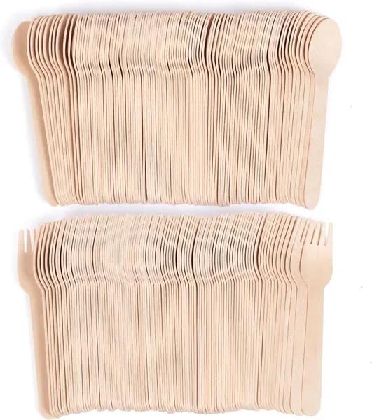 Disposable Wooden Cutlery Set - 200 Pack Wooden Compostable Utensils,Biodegradable and Earth Friendly
Disposable Wooden Cutlery Set - 200 Pack Wooden Compostable Utensils,Biodegradable and Earth Friendly