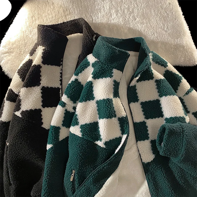 Thiened Lamb Fur Jaet Men's Winter Warm Cotton Coat Youth Faion Brand Casual Sle Zipper Closure id Pattern Outerwear
Thiened Lamb Fur Jaet Men's Winter Warm Cotton Coat Youth Faion Brand Casual Sle Zipper Closure id Pattern Outerwear