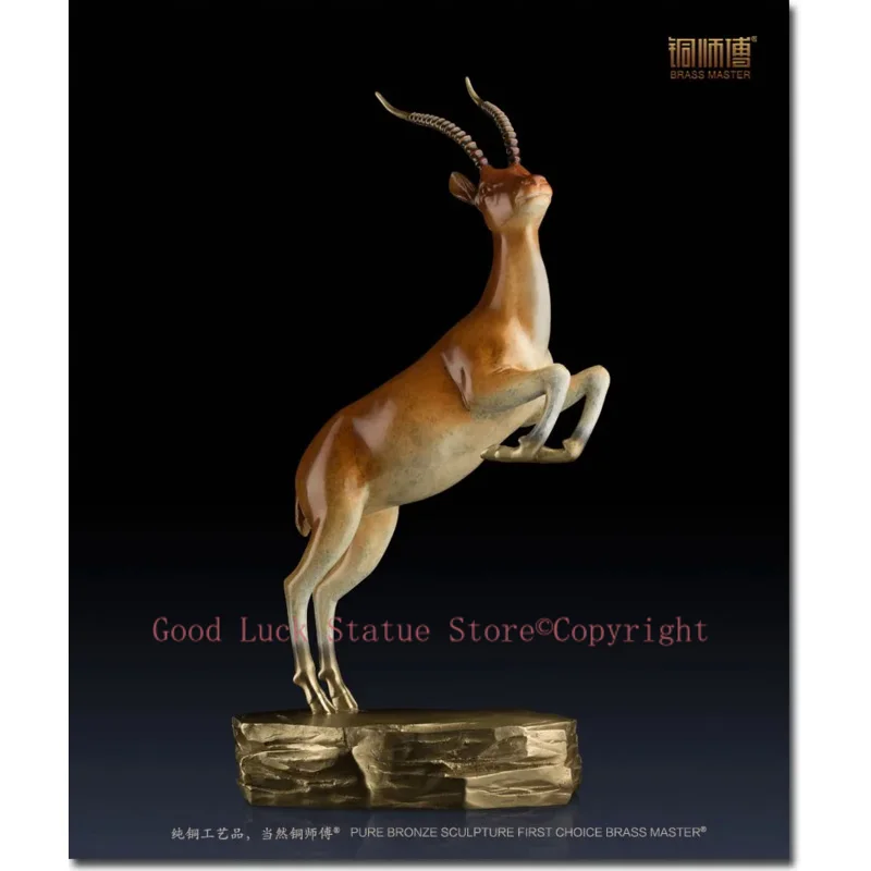 TOP ART collection - home LIVING ROOM Decor RETRO Tibetan antelope ART bronze statue sculpture Decoration
TOP ART collection - home LIVING ROOM Decor RETRO Tibetan antelope ART bronze statue sculpture Decoration