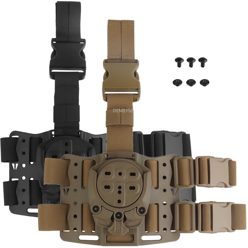 Hunting Gun Holsters 360 Degree Rotation Base Adapter Drop Leg Platform Tactical Pistol Holster Thigh Platform Panel Base Kit
Hunting Gun Holsters 360 Degree Rotation Base Adapter Drop Leg Platform Tactical Pistol Holster Thigh Platform Panel Base Kit