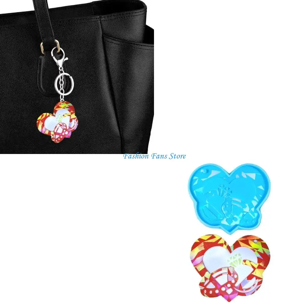 Портативные формы для подвесок, формы для орнаментов, формы из голографической смолы в форме сердца, силиконовый материал, для
Портативные формы для подвесок, формы для орнаментов, формы из голографической смолы в форме сердца, силиконовый материал, для