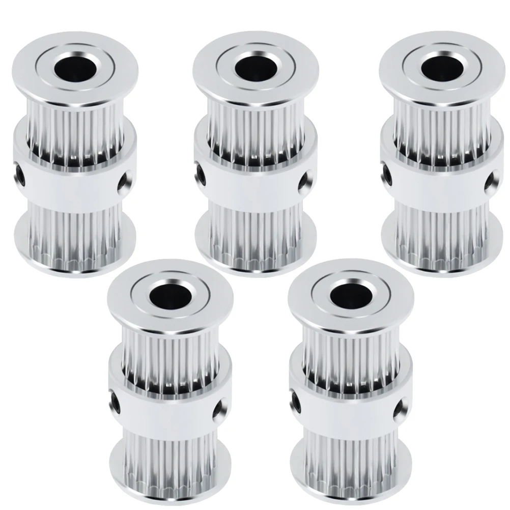 5 Pcs 3D Printer Synchronization Wheel Timing Belt Idler Pulley 2GT Aluminum 5mm Bore 20 Teeth Replacement Parts
5 Pcs 3D Printer Synchronization Wheel Timing Belt Idler Pulley 2GT Aluminum 5mm Bore 20 Teeth Replacement Parts