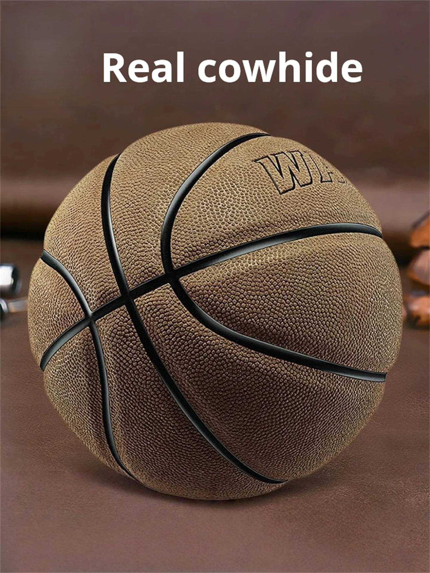 Genuine Cowhide Basketball Genuine Leather Adult Size 7 Moisture Absorption Non-Slip Feel Game Gift Indoor And Outdoor
Genuine Cowhide Basketball Genuine Leather Adult Size 7 Moisture Absorption Non-Slip Feel Game Gift Indoor And Outdoor