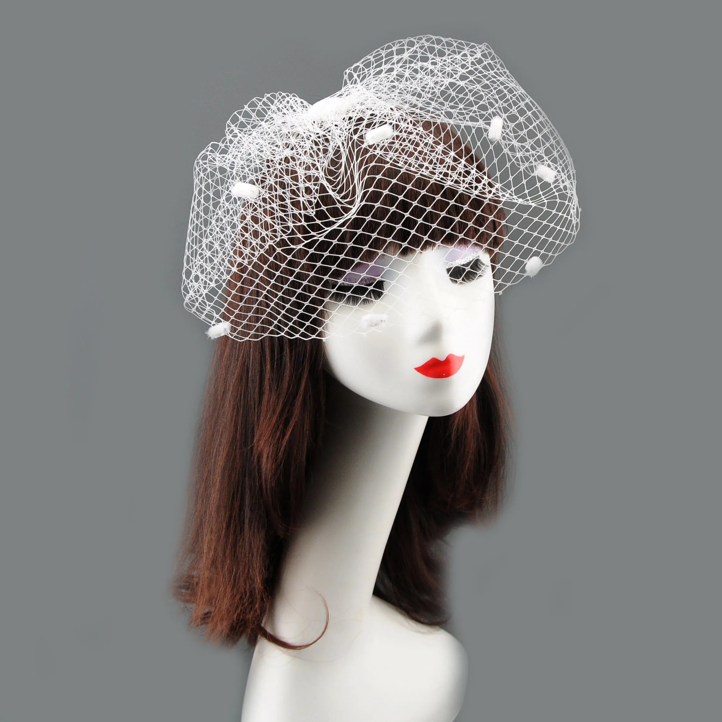 20s Women Fascinator Hat, Birdcage Veil Mesh Headband, Vintage 1920s Flapper Party Headpiece
20s Women Fascinator Hat, Birdcage Veil Mesh Headband, Vintage 1920s Flapper Party Headpiece