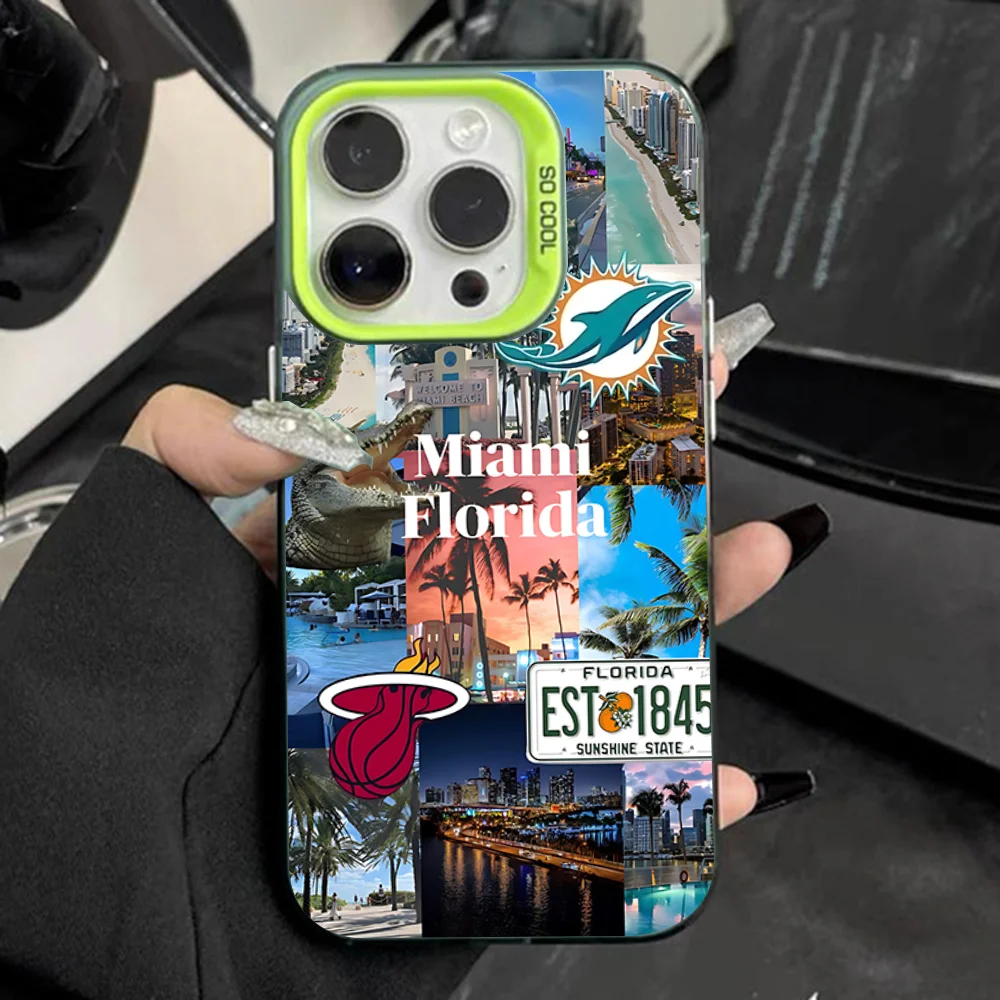 Florida Miami Summer Phone Case For iPhone 16,15,14,13,12,11,Pro,Max,Plus,Mini,XS,SE Anti Fall Green Matte Hard Bumper
Florida Miami Summer Phone Case For iPhone 16,15,14,13,12,11,Pro,Max,Plus,Mini,XS,SE Anti Fall Green Matte Hard Bumper
