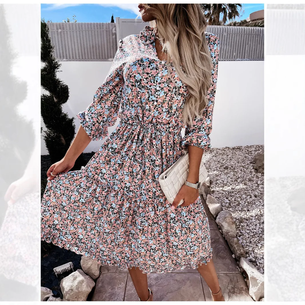 2025 Spring/Summer New Digital Printed Small Fresh Sweet Lace Medium Length Dress 8212
2025 Spring/Summer New Digital Printed Small Fresh Sweet Lace Medium Length Dress 8212