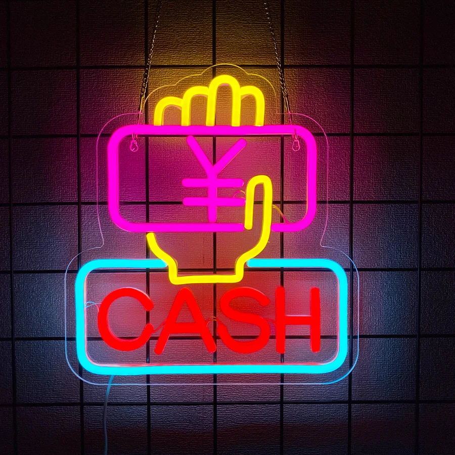 Cash Neon Sign, USB Powered Wall Decor for Bar, Convenience Store, Perfect for Retail Shops
Cash Neon Sign, USB Powered Wall Decor for Bar, Convenience Store, Perfect for Retail Shops