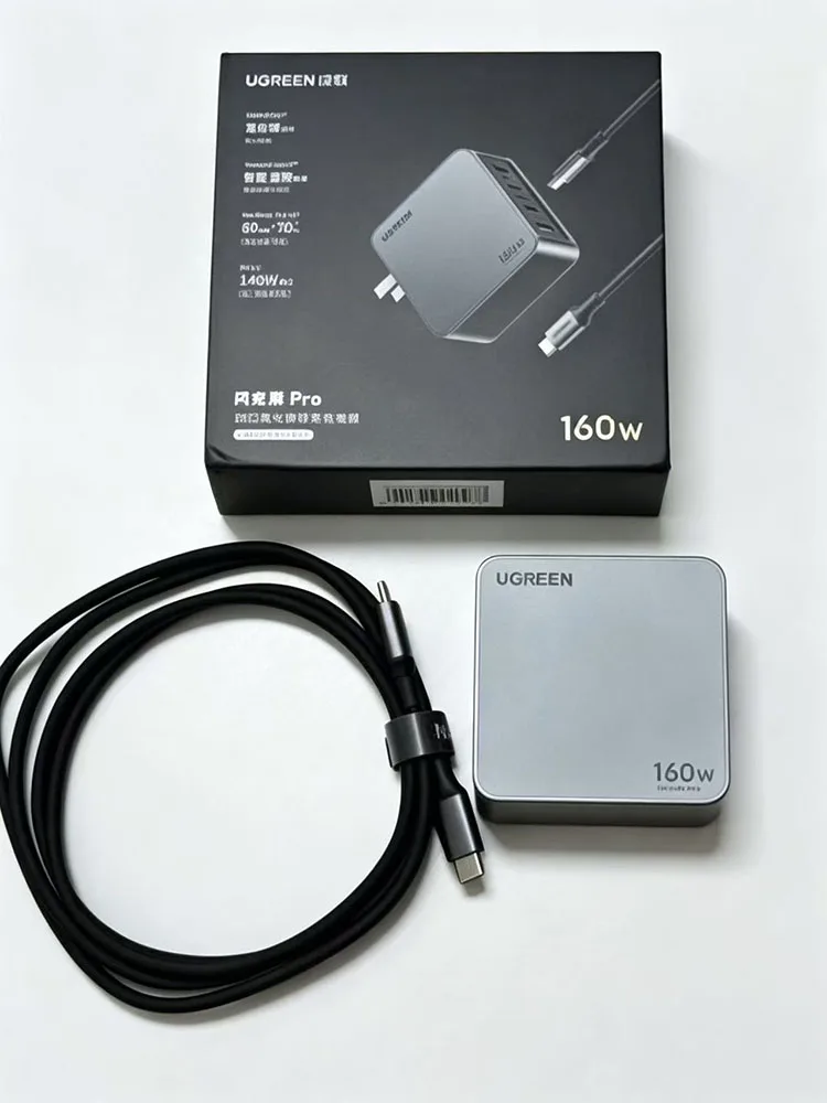 UGREEN Nexode Pro 160W USB C Charger 4-Port PD 3.1 GaN Compact Fast PPS Wall Charger
UGREEN Nexode Pro 160W USB C Charger 4-Port PD 3.1 GaN Compact Fast PPS Wall Charger