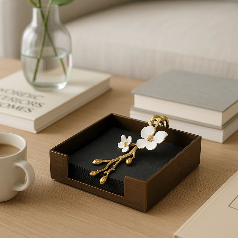 Nordic Stainless Steel Napkin Holder with Square Paperweight Ginkgo Leaf Tissue Box Modern Hotel Restaurant Desktop Decor
Nordic Stainless Steel Napkin Holder with Square Paperweight Ginkgo Leaf Tissue Box Modern Hotel Restaurant Desktop Decor