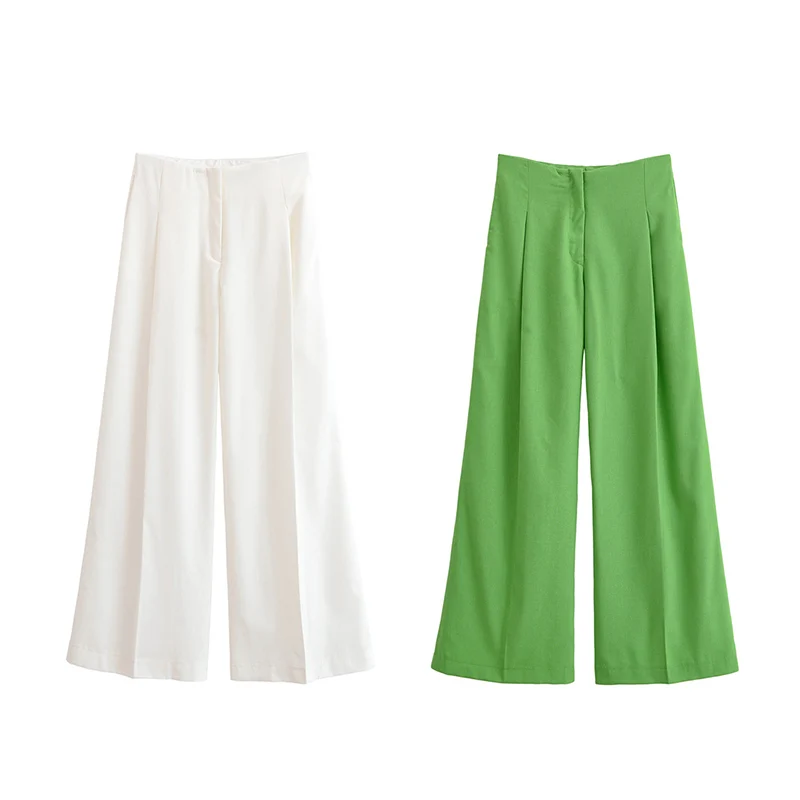 Women's Trousers New Summer 2025 Solid Color Simple Wide-leg Trousers Casual Fashion Personality and Versatility
Women's Trousers New Summer 2025 Solid Color Simple Wide-leg Trousers Casual Fashion Personality and Versatility