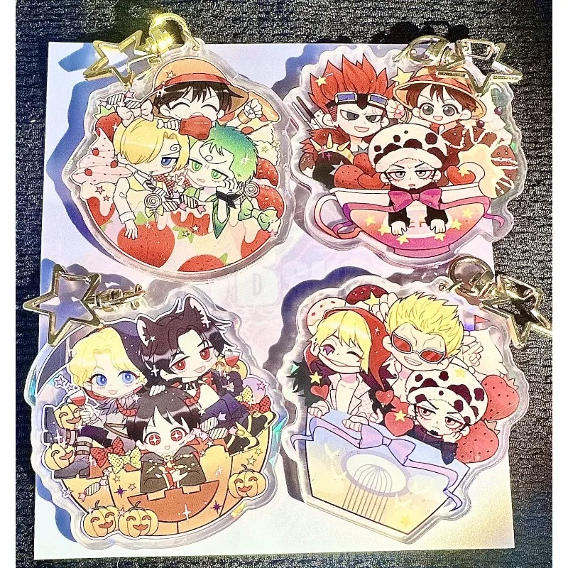 Keychain for One Piece Acrylic Keychain Dessert Boat Trio Sails Acrylic Anime Cartoon DIY Collection Gift for Friend Birthday
Keychain for One Piece Acrylic Keychain Dessert Boat Trio Sails Acrylic Anime Cartoon DIY Collection Gift for Friend Birthday