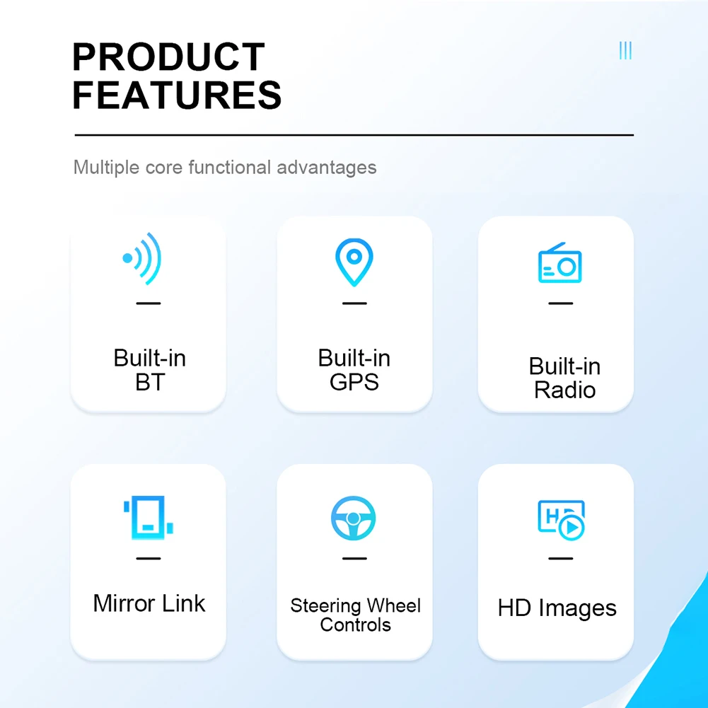 7/9/10 Inch GPS Car Audio Bluetooth-Compatible USB 4GB RAM+32GB ROM FM Navigation Auto Radio Stereo WIFI Android 13 Touch Screen
7/9/10 Inch GPS Car Audio Bluetooth-Compatible USB 4GB RAM+32GB ROM FM Navigation Auto Radio Stereo WIFI Android 13 Touch Screen