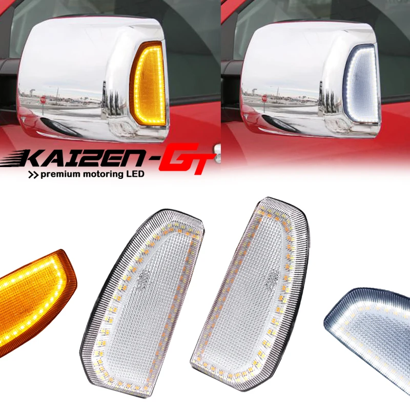 Switchback LED Car Front Side View Mirror Lights Amber Turn Signal Light & White DRL Parking Light For Toyota Tundra 2007-2021
Switchback LED Car Front Side View Mirror Lights Amber Turn Signal Light & White DRL Parking Light For Toyota Tundra 2007-2021