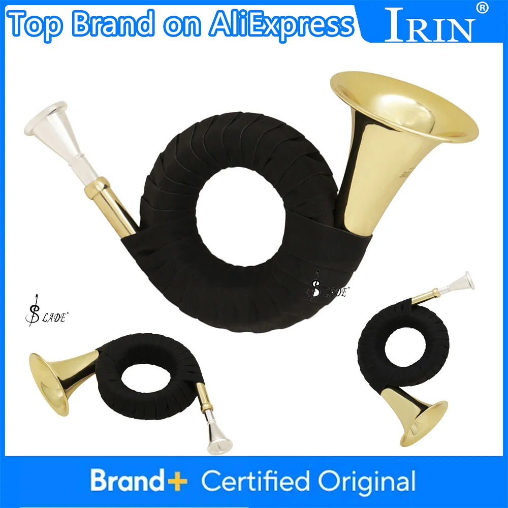 SLADE Bb Brass Hunting Horn Gold Plated Hunting Horn Professional Wind Musical Instruments With Cleaning Cloth Carry Backpack
SLADE Bb Brass Hunting Horn Gold Plated Hunting Horn Professional Wind Musical Instruments With Cleaning Cloth Carry Backpack