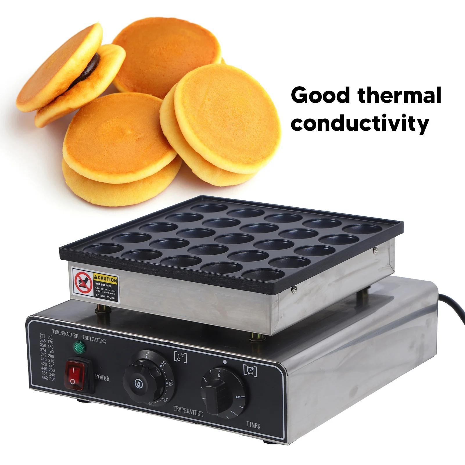 25 Hole Waffle Maker Electric Pancake Baking Pan Iron Waffle Mold 950W Electric Pancake Maker Pan for Kitchen Cooking
25 Hole Waffle Maker Electric Pancake Baking Pan Iron Waffle Mold 950W Electric Pancake Maker Pan for Kitchen Cooking