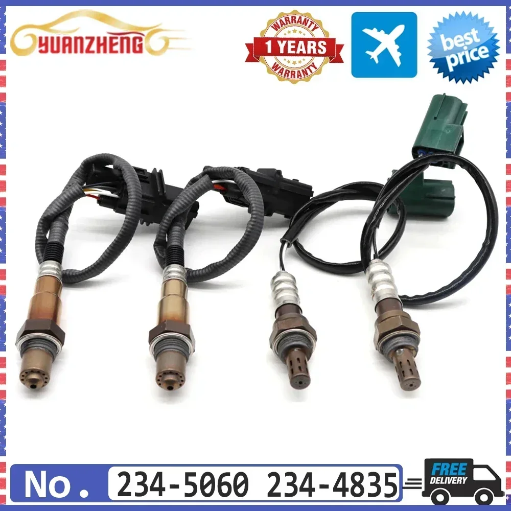 4pcs NEW Oxygen Sensor 234-5060 234-4835 for Infiniti QX56 for Nissan Titan Armada Pathfinder 5.6L
4pcs NEW Oxygen Sensor 234-5060 234-4835 for Infiniti QX56 for Nissan Titan Armada Pathfinder 5.6L