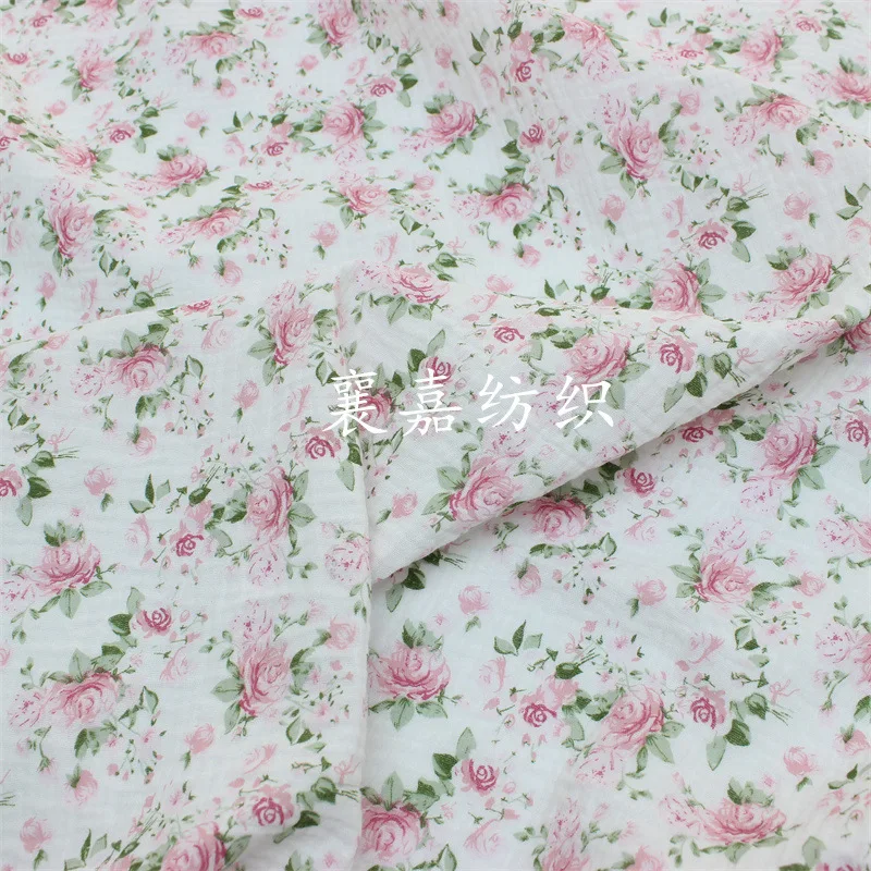 New Double Gauze Small Flowers, Baby Cotton Crepe, Pajamas, Baby Bedding Fabrics 10X1.35M
New Double Gauze Small Flowers, Baby Cotton Crepe, Pajamas, Baby Bedding Fabrics 10X1.35M