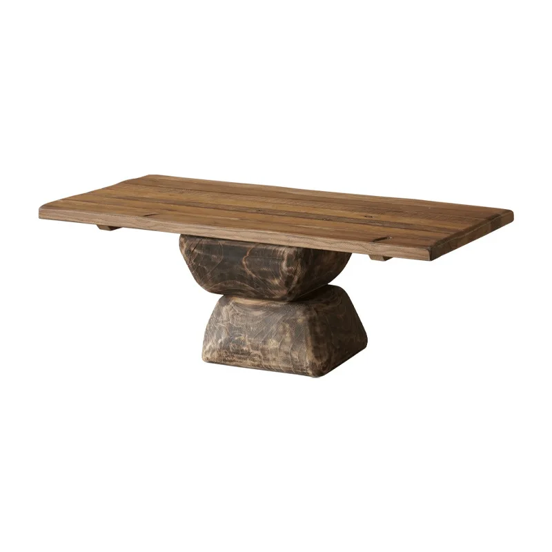 Zen coffee table Japanese retro old wood homestay long coffee table
Zen coffee table Japanese retro old wood homestay long coffee table