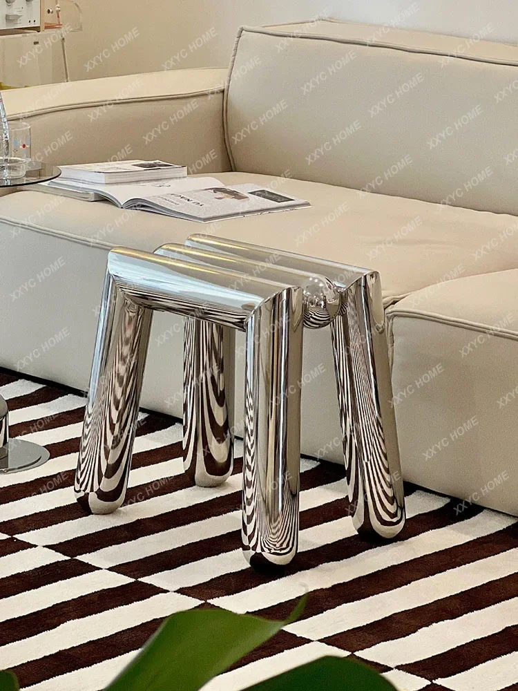 Furniture Stainless Steel Shoes Stool Mobile Living Room Shelf Tea Table Hallway Low Stools Bedroom Makeup Chair Customized
Furniture Stainless Steel Shoes Stool Mobile Living Room Shelf Tea Table Hallway Low Stools Bedroom Makeup Chair Customized