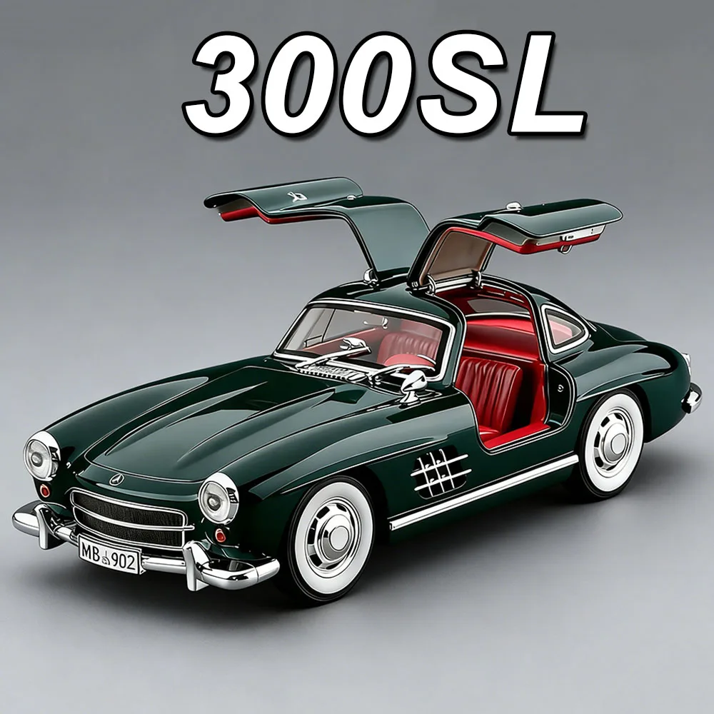 Large Size 1:18 300SL 500K Vintage Car Toys Diecast Alloy Model Sound Light Pull Back Front Wheel Steering Cars Collect Ornament
Large Size 1:18 300SL 500K Vintage Car Toys Diecast Alloy Model Sound Light Pull Back Front Wheel Steering Cars Collect Ornament