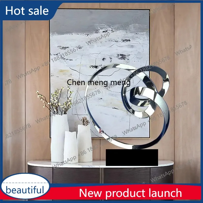 A50 Abstract Modern Sculpture Artwork, Soft Decoration Artwork Stainless Steel Outdoor Window Ornament
A50 Abstract Modern Sculpture Artwork, Soft Decoration Artwork Stainless Steel Outdoor Window Ornament