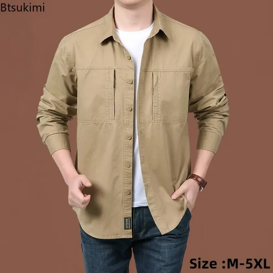 2025 Men's Tactical Long Sleeve Shirts Outdoor Multi-pocket Quick-drying Military Cargo Shirt Hiking Fishing Work T-shirt Tops
2025 Men's Tactical Long Sleeve Shirts Outdoor Multi-pocket Quick-drying Military Cargo Shirt Hiking Fishing Work T-shirt Tops