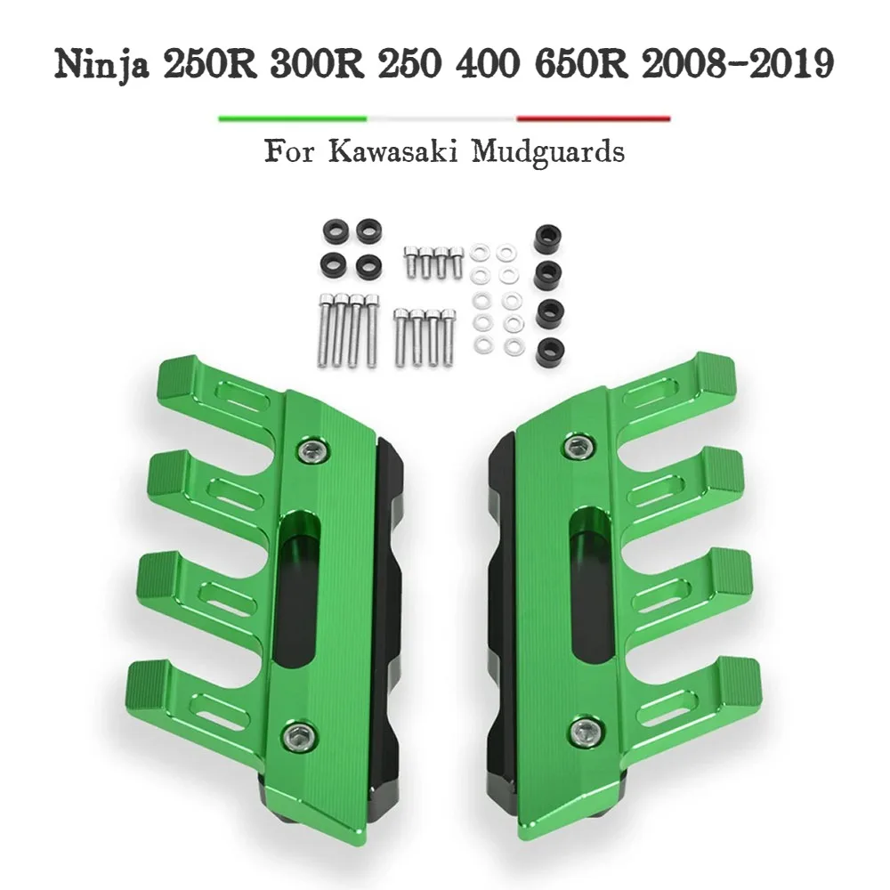 Переднее крыло мотоцикла, боковая защита, брызговики, ползунки для Kawasaki Ninja 250R 300R 250 400 650R 2008-2019
Переднее крыло мотоцикла, боковая защита, брызговики, ползунки для Kawasaki Ninja 250R 300R 250 400 650R 2008-2019